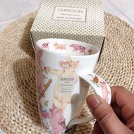 ** British Denon DUNOON Small Zhu Bone China Mug (Trouble Maker) Ceramic Cup Tea Coffee