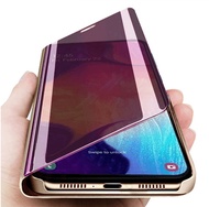 Mirror Flip Phone Case for Samsung Galaxy Note 20 Plus A11 A31 A51 A71 A81 Cover