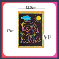 Magic Color Rainbow Scratch Art Paper Card Colorful scratch Art [Random Design] Children Fun Art DIY Art Craft