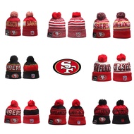 SanFrancisco49ers Knitted Beanie Winter Warm Unisex Skull Cap Embroidery Cuffed Hat 7YUS