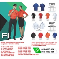 F1 shirt with print logo