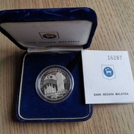 Malaysia Coin - 1990 100 Years Kuala Lumpur 25 Ringgit Proof Silver Proof Coin