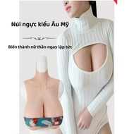 Bộ Đồ Lót Ngực Nhân Tạo Bằng Silicon Cho Nam Bộ Đồ Lót Giả Ngực Cỡ Lớn Bộ Đồ Lót Toàn Thân Giả Ngực