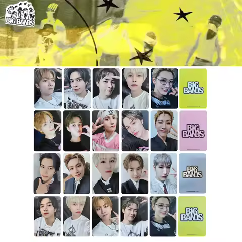 5Pcs KPOP WayV BIG BANDS Album Photocards Two-Sided HD Postcards Member Paper LOMO Cards Ten Kun WIN