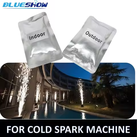 1~200 Bag Ti Powder 200g Cold Sparkler Machine Cold 600W 750W Spark Machine Fountain Sparkular Machi