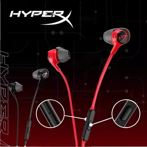 HyperX Cloud Earbuds II 2 Wired In-game Audio In-Ear Earphone With Mic Immersive Gaming Headphone Fo