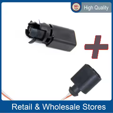 1J0919379A 1J0 919 379 A Ambient Outside Air Temperature Sensor with 2 Pin Connector Plug for VW AUD