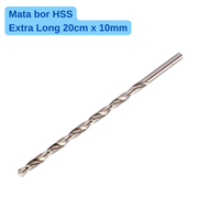 Mata bor HSS kayu besi 10mm panjang 20cm panjang 200mm