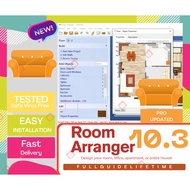 Room Arranger 10.3.1 Pro | Software Design room, floor plan, house |  +w/ Video Guide |  Full Ver
