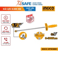INGCO HPTW300N1 torque wrench Sturdy, heat-resistant CRV material torque wrench, force range 0-100Nm