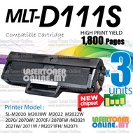 3x Compatible Toner MLT-D111L MLT-D111S to Samsun* Xpress SLM2020 SLM2020W SLM2070 SLM2070F SLM2070W