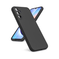 Softcase Silicone Case Casing Liquid Anti-Fungus Black Samsung A34
