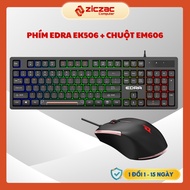 Edra EM606 and EK506 keyboard and mouse set with cheap mechanical led - Genuine 24th warranty
