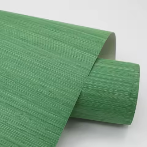 Mywind Natural Material Abaca Grasscloth Fabric Woven Grass Green Wallpaper For Hotel House Decor Ho