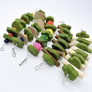Apple Branch Bite Wooden Skewer Molar Skewer Sweet Bamboo Bite Skewer Grass Cake Skewer Rabbit Molar