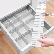 1/4PCS Adjustable Drawer Divider DIY Storage Shelves Space-saving Drawer Divider Free Combination