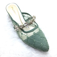 Sandal Pesta Heels 3 cm Purple Shoes
