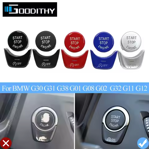 Engine Start Stop Button OFF Switch Cover For BMW 1 5 6 7 X3 X4 Series GT F52 G30 G31 G38 F90 G32 G1