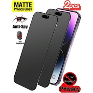 Bộ 2 miếng dán màn hình bảo vệ riêng tư bằng gốm mờ cho 16 Pro Max/16 Pro/16/16E và các mẫu cũ hơn (