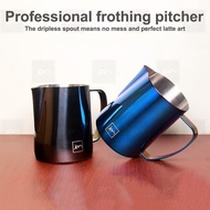 Professional Milk Jug Barista 600ml Milk Jug Stainless Latte Art - Blue