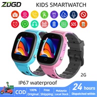 【Local stock】KidsSmart Watch Children GPS SOS Smartwatch Clock SIM Card Location Tracker Child Phone