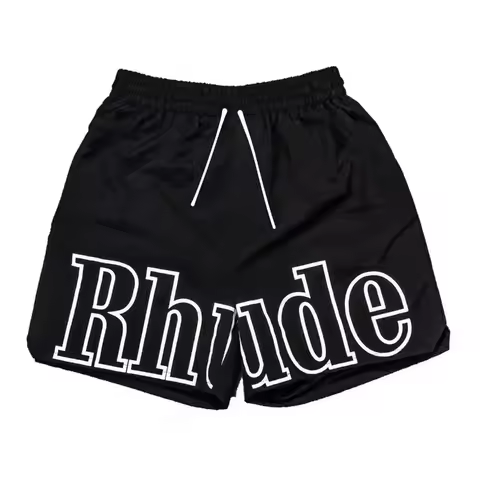 2026 Summer Kids High Street Trend Rhude Casual Shorts Hip-hop Men Women Loose Breathable Quick Dryi