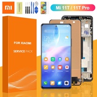 100% New Original For Xiaomi 11T Mi11T LCD Display Screen Touch Digitizer For Xiaomi 11T Pro Mi 11T Pro LCD Screen with Frame