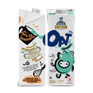 Sữa Yến Mạch OAT CAPTAIN Original Cacao Mạch Nha 1L Malaysia