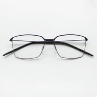 💎 頂級純鈦 💎 [檸檬眼鏡] Markus T DOT 024 241 德國品牌 消光深藍色極輕量方形光學鏡框