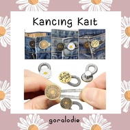 METALLIC JEANS BUTTON EXTENDER JEANS BUTTON ACCESSORIES PANTS HOOK PER BUTTON STRETCHY MULTI-PURPOSE