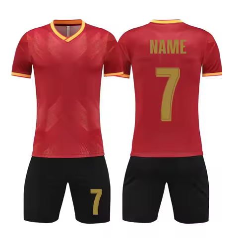 Men Soccer Survetement Suits Athlete Football Shirt Kit Set Training Shirt Tracksuit Clothes Footbal