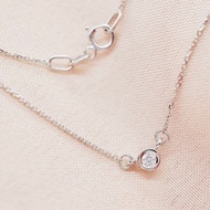 [ 📌พร้อมส่ง ] สร้อยคอพร้อมจี้เพชรแท้น้ำ100 💎 ทองคำแท้9K (ทอง37.5%) เพชรเบลเยี่ยมแท้ ขายได้ [9KPN176]