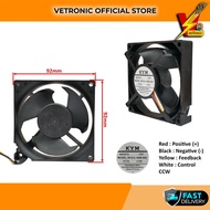 3612JL-04W-S56 Mitsubishi MR-F25E Fridge Refrigerator Fan Motor (4 Wire) 92X92MM DC12V 0.23A