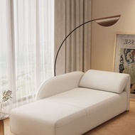 舒適輕奢小戶型梳化客廳意式懶人沙發椅貴妃躺椅150x70x40cm