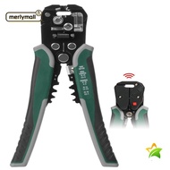 MERLYMALL Crimping Tool, Green 4-in-1 Wire Stripper, Universal High Carbon Steel Wiring Tools Cable
