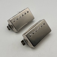 Gibson Humbucker Pickup Pickup กีต้าร์ BB2 BB1นิกเกิลเงินพร้อมอุปกรณ์เสริมระดับมืออาชีพบังเหียนมีสาย