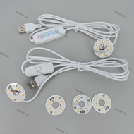 Warm white DC 5V 3W USB LED Lights 2835 chip single color Reading Night Light Desk Book tablet Lamp 
