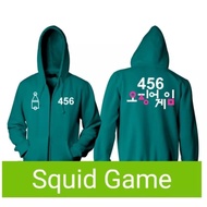 Squid GAME Jacket 456 - Modern Men's And Women's Zipper Hoodie 2021