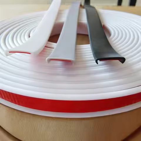 1Pc 196.85in Flexible U-Shape Edge Banding Furniture Edge Strip Self Adhesive Edging Trim Edge Prote