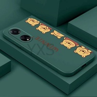 New design Case OPPO R15X K1 K3 R17 R17 Pro R15 R15 Pro Reno 2 Reno 2Z Reno 2F Case Silicone row Winnie Bear phone case