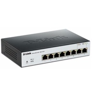 D LINK 8 PORT UTP 802.3AF/AT POE GIGABIT (DGS-1008MP)