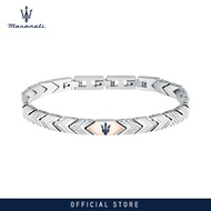 MASERATI Jewels 215mm Mens Stainless Steel Bracelet Red-Green+Blue JM225AVD90 (Adjustable)