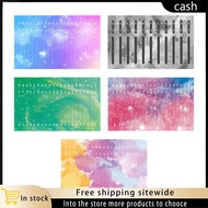 【cash】5Pcs Kalimba 21 Keys Sticker Thumb Piano Decals Keyboard Instruments Spare Parts Accessories f