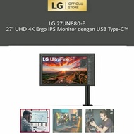 Lg 27UN880 B 27 Inch - UHD 4K IPS USB-C HDR with Ergo Stand Monitor