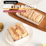 Square White Sandwich Box | Paper Gift Box | Party Favor Box | Eco-Friendly Takeaway Box