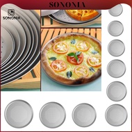 SONONIA Round Anodized Aluminum Pizza Baking Pan Perforated Pizza Plate 6.5~15 Inch