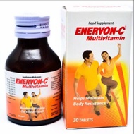 Enervon c enervonce bottle contains 30 capsules