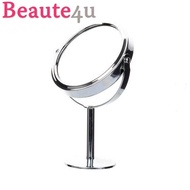 Cosmetic Makeup Round Shape Double-Sided Normal Magnifying Stand Mirror