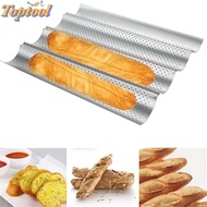 TOPTOOL Baguette Mold, Nonstick Bakeware Baguette Baking Tray,  Baking Tool French Bread Toast 2/4 G