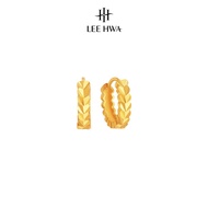 BA9 Lee Hwa 916 Gold Hearts Hoop Earrings